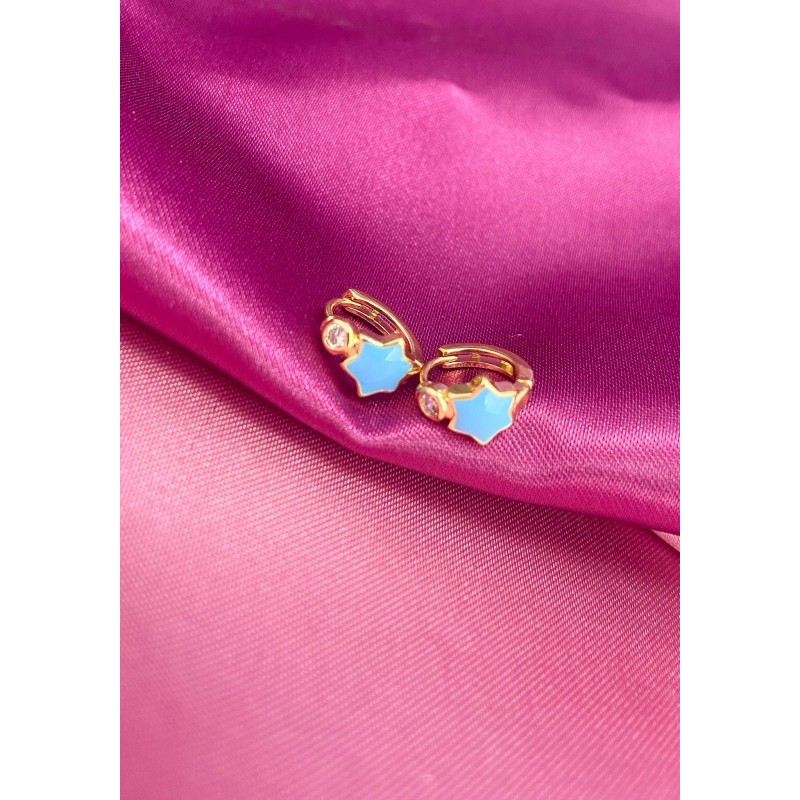 Aretes # 103 Estrella colores