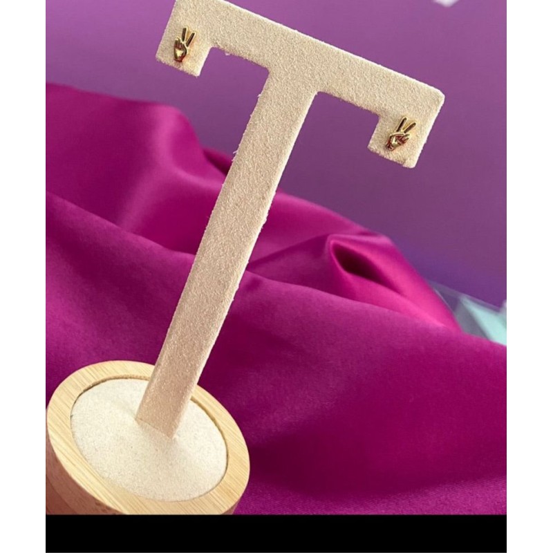 Aretes #96 Manos amor y paz