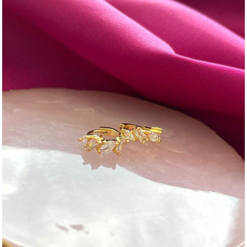 Aretes #2A irregulares cristal zirconia