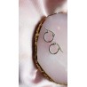 Arracadas chicas 13mm plateadas #74