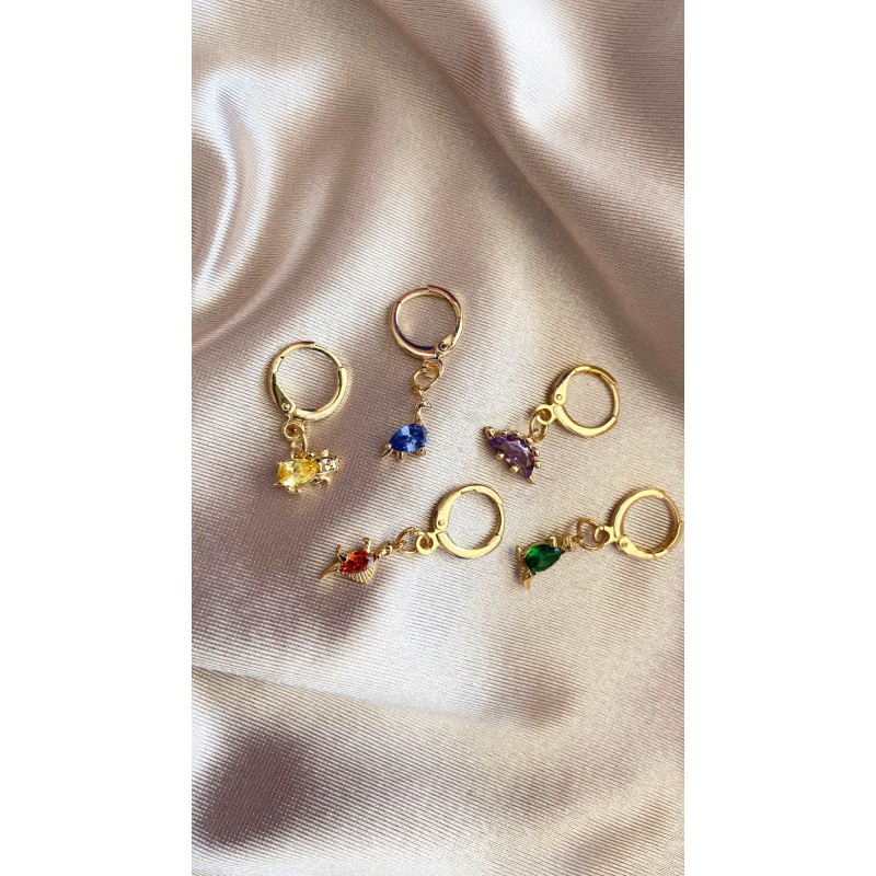 Arete dinosaurio (1 pieza)